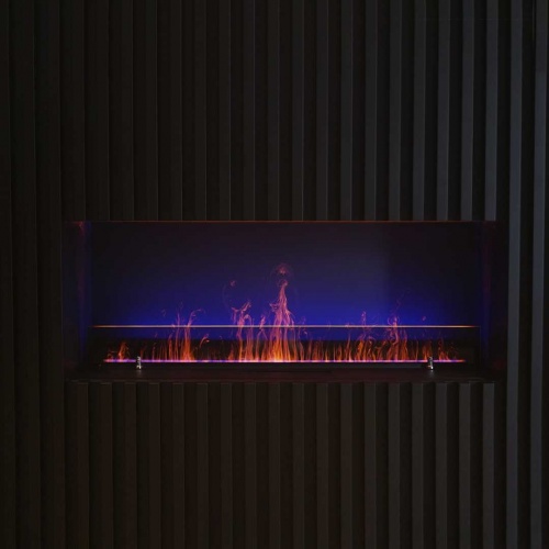 Электроочаг Schönes Feuer 3D FireLine 1500 Blue (с эффектом cинего пламени) в Комсомольске-на-Амуре
