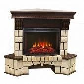 Каминокомплект Real Flame Stone New Corner 25 (античный дуб)+Evrika 25,5