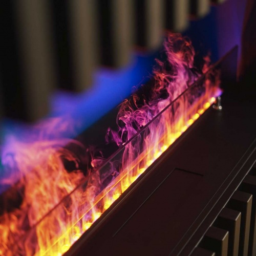 Электроочаг Schönes Feuer 3D FireLine 1200 Blue (с эффектом cинего пламени) в Комсомольске-на-Амуре