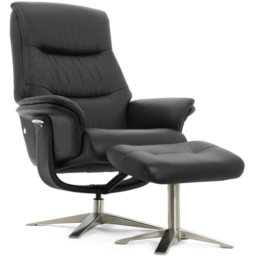 Кресло-реклайнер Falto Boss натуральная кожа