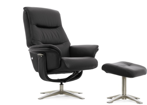 Кресло-реклайнер Falto Boss натуральная кожа